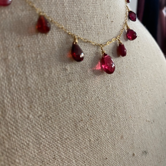 Red tourmaline Necklace - Picture 5 of 5